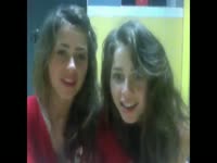Incest XXX - Cute busty brunettes getting naked playing with their tits